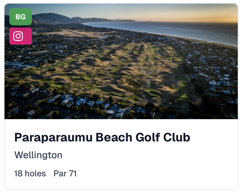 Course tracking interface